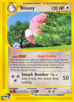 Blissey - Aquapolis - #6 - Pokemon TCG card
