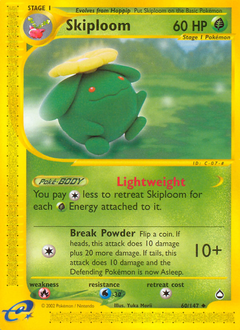 Skiploom - Aquapolis - #60 - Pokemon TCG card