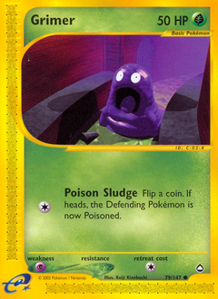 Grimer #79 Grimer - Aquapolis - #79 - Pokemon TCG card