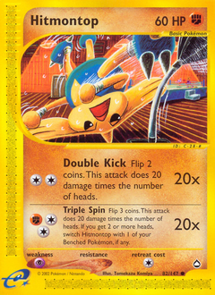 Hitmontop #82 Hitmontop - Aquapolis - #82 - Pokemon TCG card