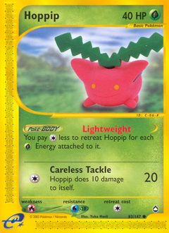 Hoppip #83 Hoppip - Aquapolis - #83 - Pokemon TCG card