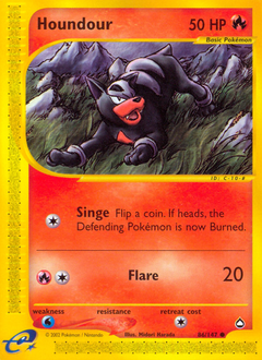 Houndour #86 Houndour - Aquapolis - #86 - Pokemon TCG card