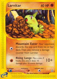 Larvitar #89 Larvitar - Aquapolis - #89 - Pokemon TCG card