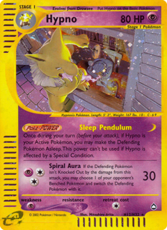 Hypno #H12 Hypno - Aquapolis - #H12 - Pokemon TCG card
