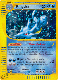 Kingdra - Aquapolis - #H14 - Pokemon TCG card