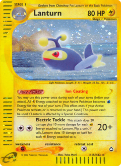 Lanturn - Aquapolis - #H15 - Pokemon TCG card