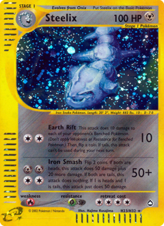 Steelix - Aquapolis - #H23 - Pokemon TCG card