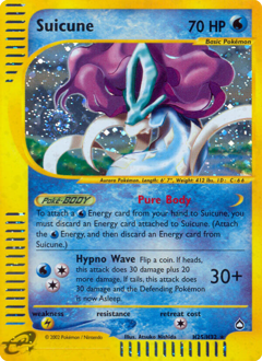 Suicune #H25 Suicune - Aquapolis - #H25 - Pokemon TCG card