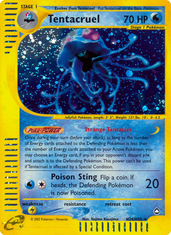 Tentacruel - Aquapolis - #H26 - Pokemon TCG card