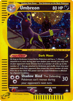 Umbreon #H29 Umbreon - Aquapolis - #H29 - Pokemon TCG card