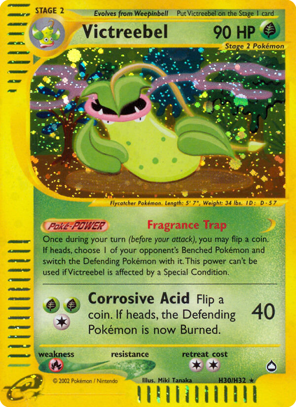 Victreebel - Aquapolis - #H30 - Pokemon TCG card