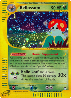 Bellossom #H5 Bellossom - Aquapolis - #H5 - Pokemon TCG card