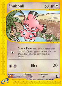 Snubbull - Skyridge - #101 - Pokemon TCG card