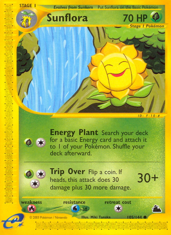 Sunflora - Skyridge - #105 - Pokemon TCG card