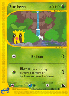 Sunkern - Skyridge - #106 - Pokemon TCG card