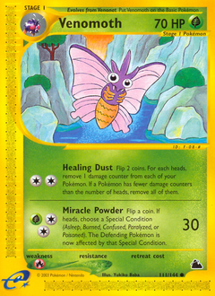 Venomoth #111 Venomoth - Skyridge - #111 - Pokemon TCG card