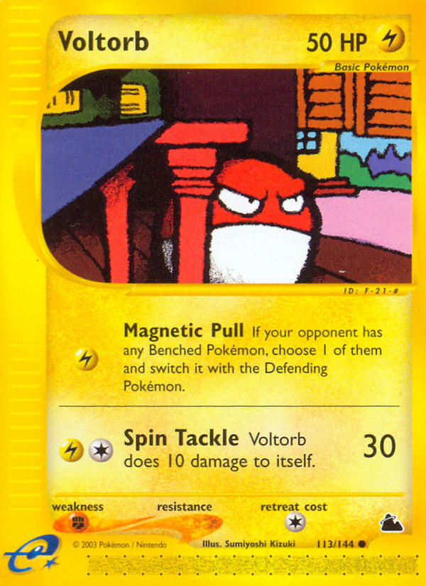 Voltorb - Skyridge - #113 - Pokemon TCG card