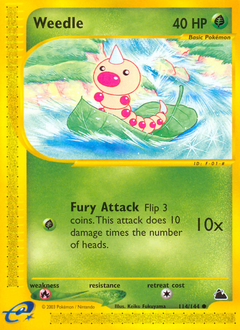 Weedle - Skyridge - #114 - Pokemon TCG card