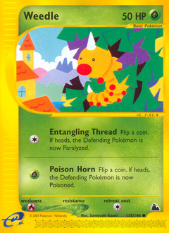Weedle - Skyridge - #115 - Pokemon TCG card