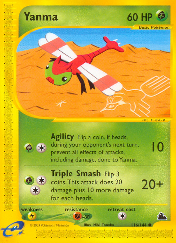Yanma - Skyridge - #116 - Pokemon TCG card
