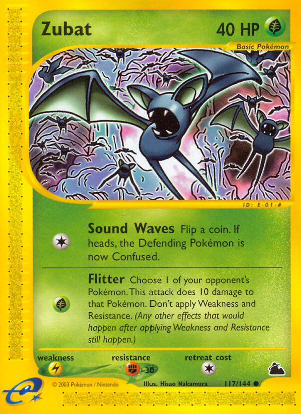 Zubat - Skyridge - #117 - Pokemon TCG card