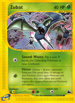 Zubat - Skyridge - #117 - Pokemon TCG card