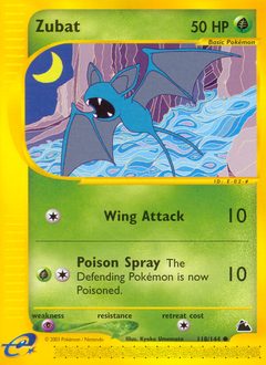 Zubat - Skyridge - #118 - Pokemon TCG card