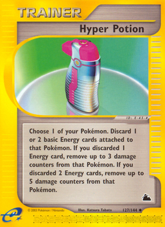 Hyper Potion - Skyridge - #127 - Pokemon TCG card