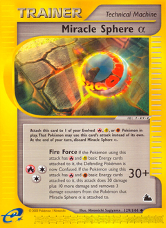 Miracle Sphere α - Skyridge - #129 - Pokemon TCG card