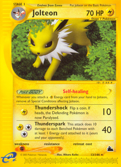 Jolteon #13 Jolteon - Skyridge - #13 - Pokemon TCG card