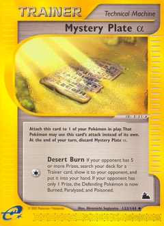 Mystery Plate α - Skyridge - #133 - Pokemon TCG card