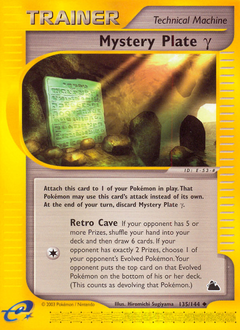 Mystery Plate γ - Skyridge - #135 - Pokemon TCG card
