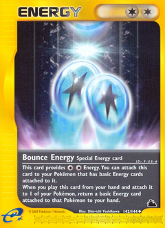 Bounce Energy - Skyridge - #142 - Pokemon TCG card