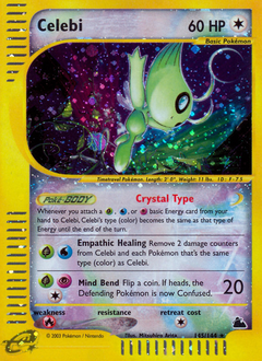 Celebi #145 Celebi - Skyridge - #145 - Pokemon TCG card