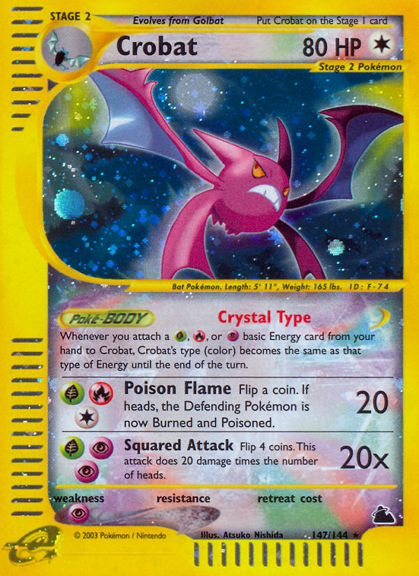 Crobat - Skyridge - #147 - Pokemon TCG card