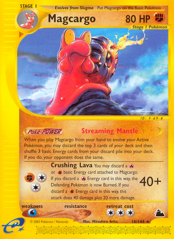 Magcargo - Skyridge - #18 - Pokemon TCG card