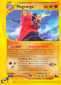 Magcargo #18 Magcargo - Skyridge - #18 - Pokemon TCG card