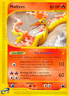 Moltres - Skyridge - #21 - Pokemon TCG card
