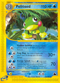 Politoed #25 Politoed - Skyridge - #25 - Pokemon TCG card