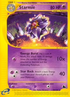 Starmie - Skyridge - #30 - Pokemon TCG card