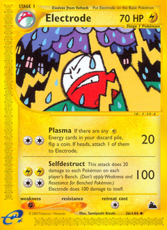 Electrode #36 Electrode - Skyridge - #36 - Pokemon TCG card