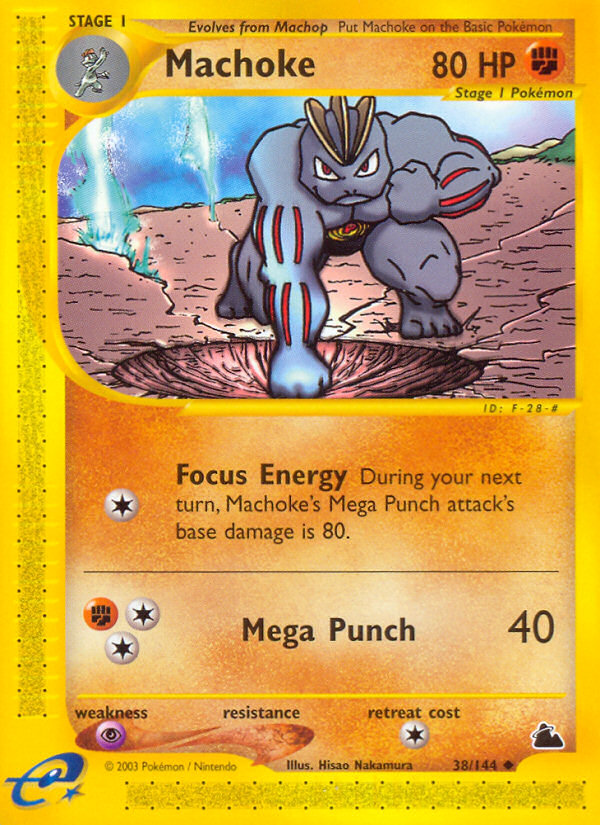 Machoke - Skyridge - #38 - Pokemon TCG card