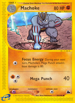 Machoke - Skyridge - #38 - Pokemon TCG card