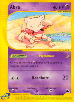 Abra #46 Abra - Skyridge - #46 - Pokemon TCG card