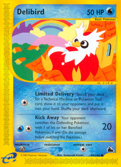 Delibird #49 Delibird - Skyridge - #49 - Pokemon TCG card