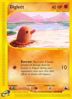 Diglett - Skyridge - #50 - Pokemon TCG card
