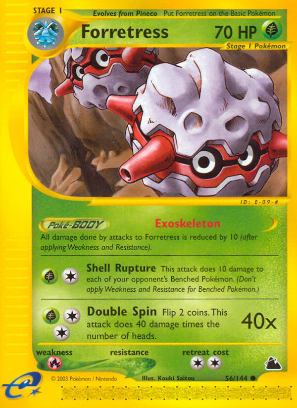 Forretress - Skyridge - #56 - Pokemon TCG card