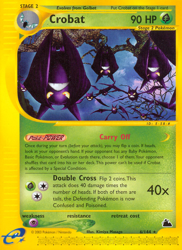 Crobat - Skyridge - #6 - Pokemon TCG card