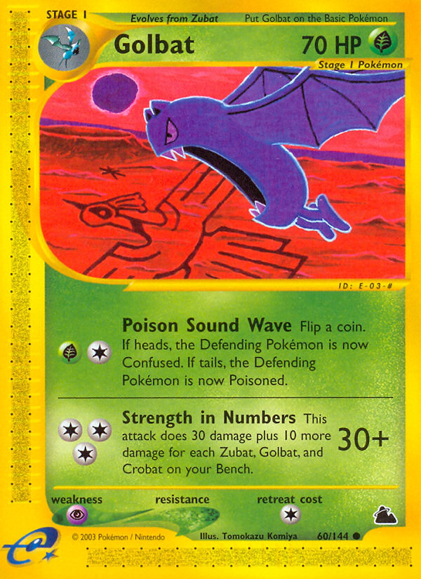 Golbat - Skyridge - #60 - Pokemon TCG card