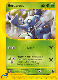 Heracross - Skyridge - #64 - Pokemon TCG card